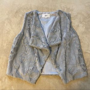 JACK by BB Dakota Faux-Fur Fly Away Vest